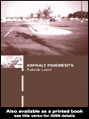 cover image of Asphalt Pavements